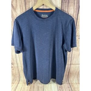 Boston Traders Men's‎ Medium Tshirt Short Sleeve Crew Neck Navy Blue MED
